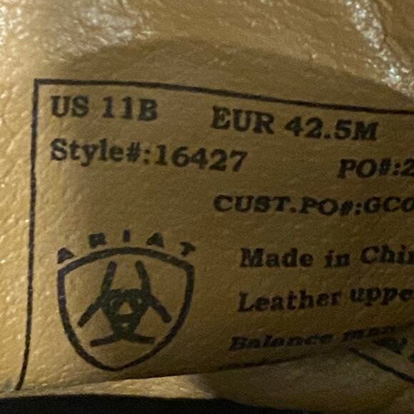 Ariat Women's Fatbaby Brown Pink Western Cowgirl Boot Size 11 B - Picture 12 of 12